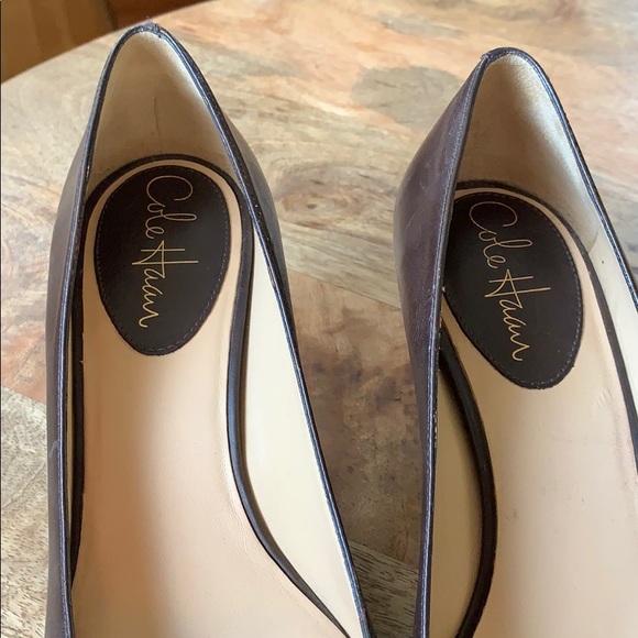 Cole Haan Espresso Brown kitten heels - Picture 2 of 6